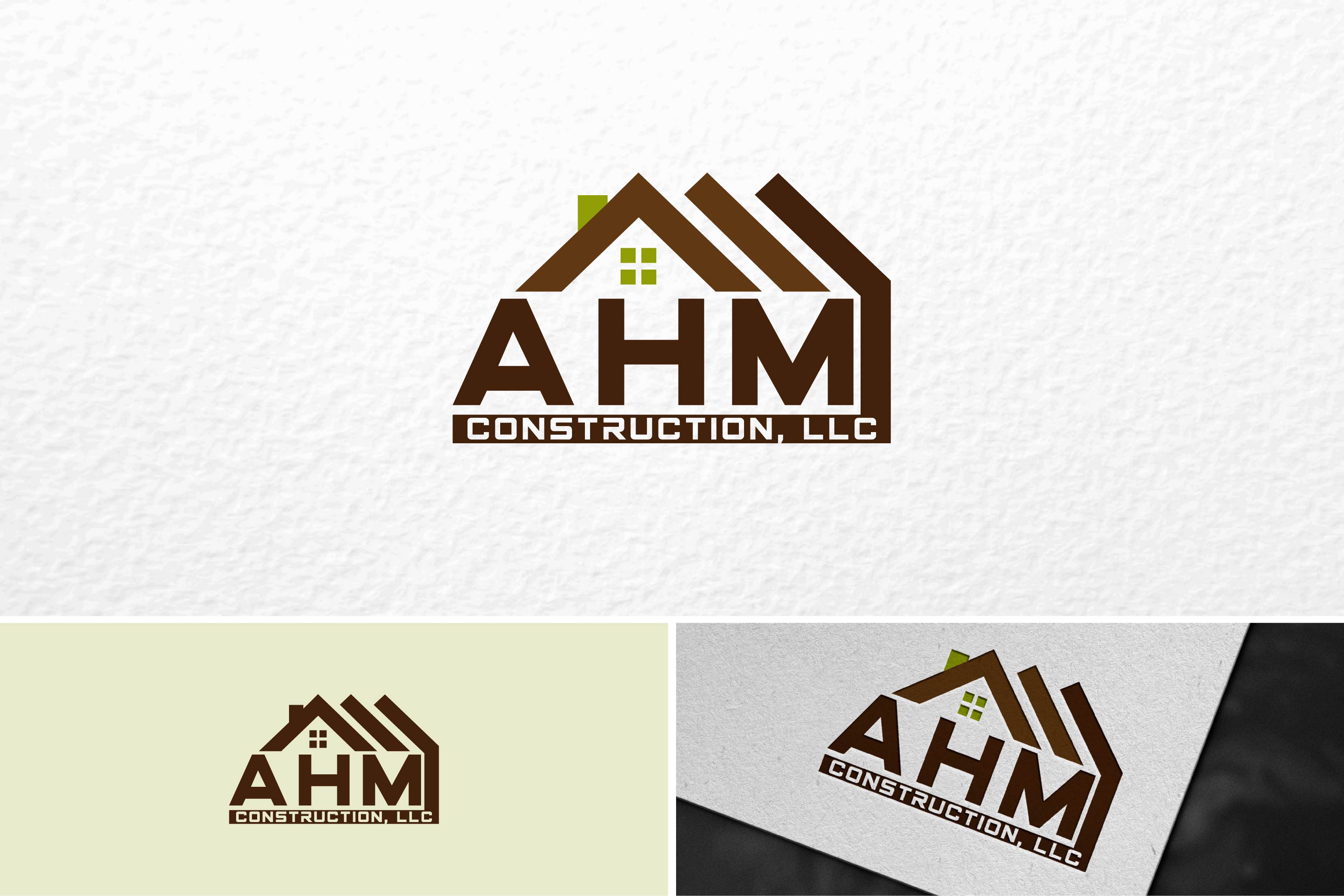 Diseño de Logo por Hanzulla wahid para AHM Construction, LLC | Diseño #33825529