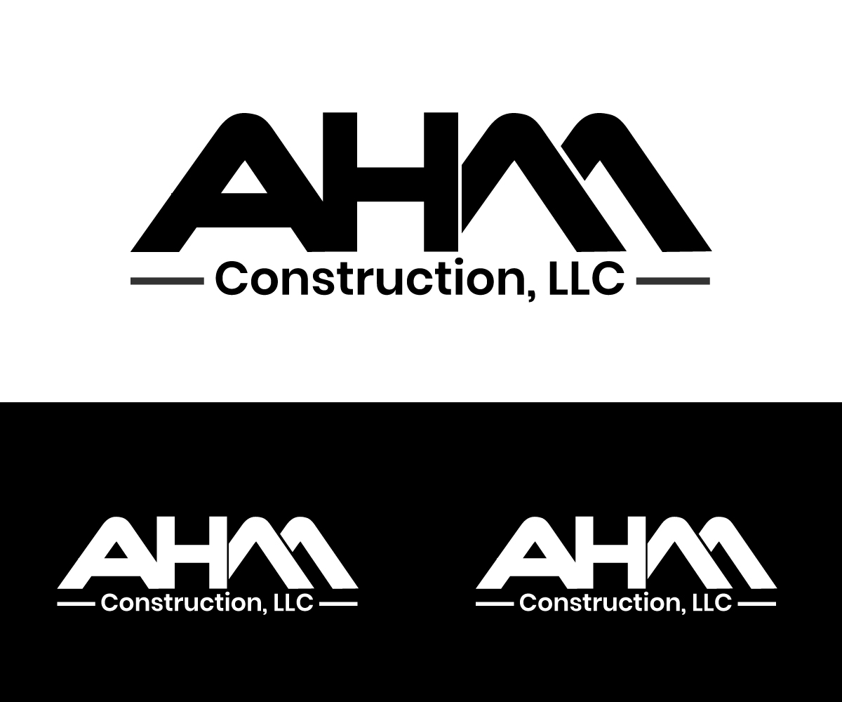 Logo Design by Design Radz for AHM Construction, LLC | Design #33821338