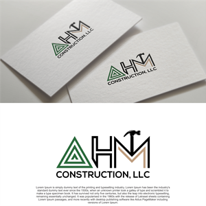 Diseño de Logo por diego costa para AHM Construction, LLC | Diseño: #33815635