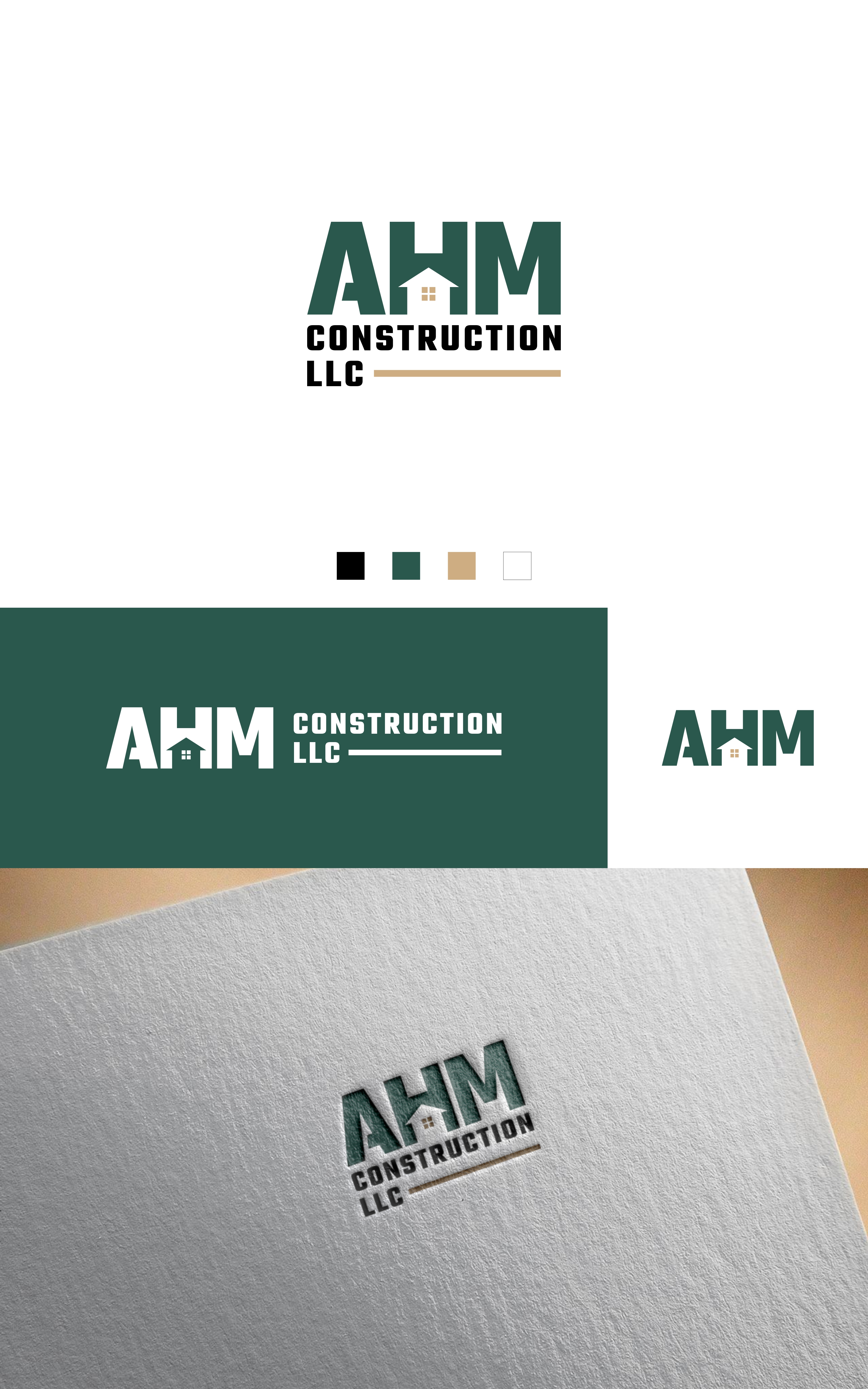 Diseño de Logo por Dell_a.Design para AHM Construction, LLC | Diseño #33803137