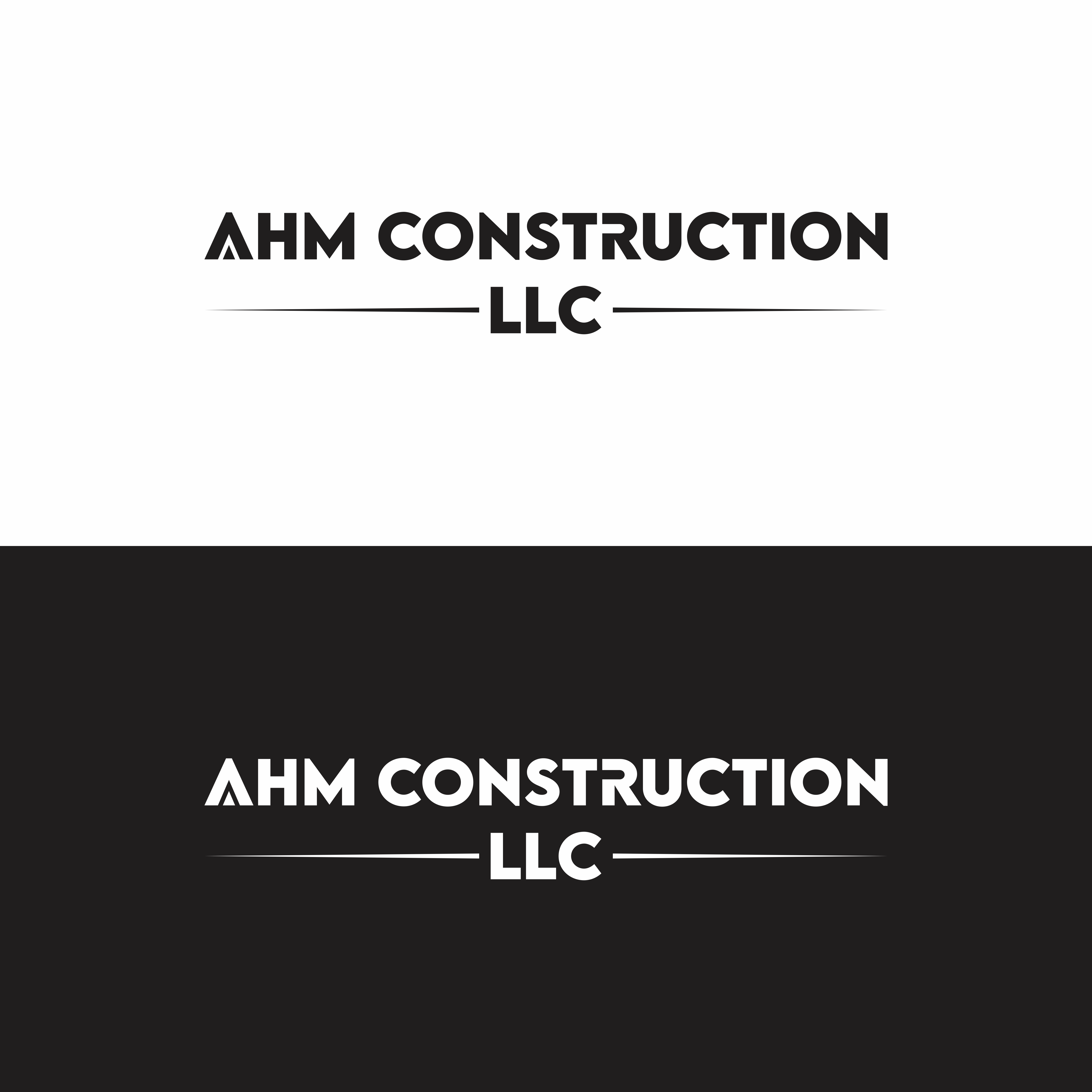 Diseño de Logo por cahdesign para AHM Construction, LLC | Diseño #33808113