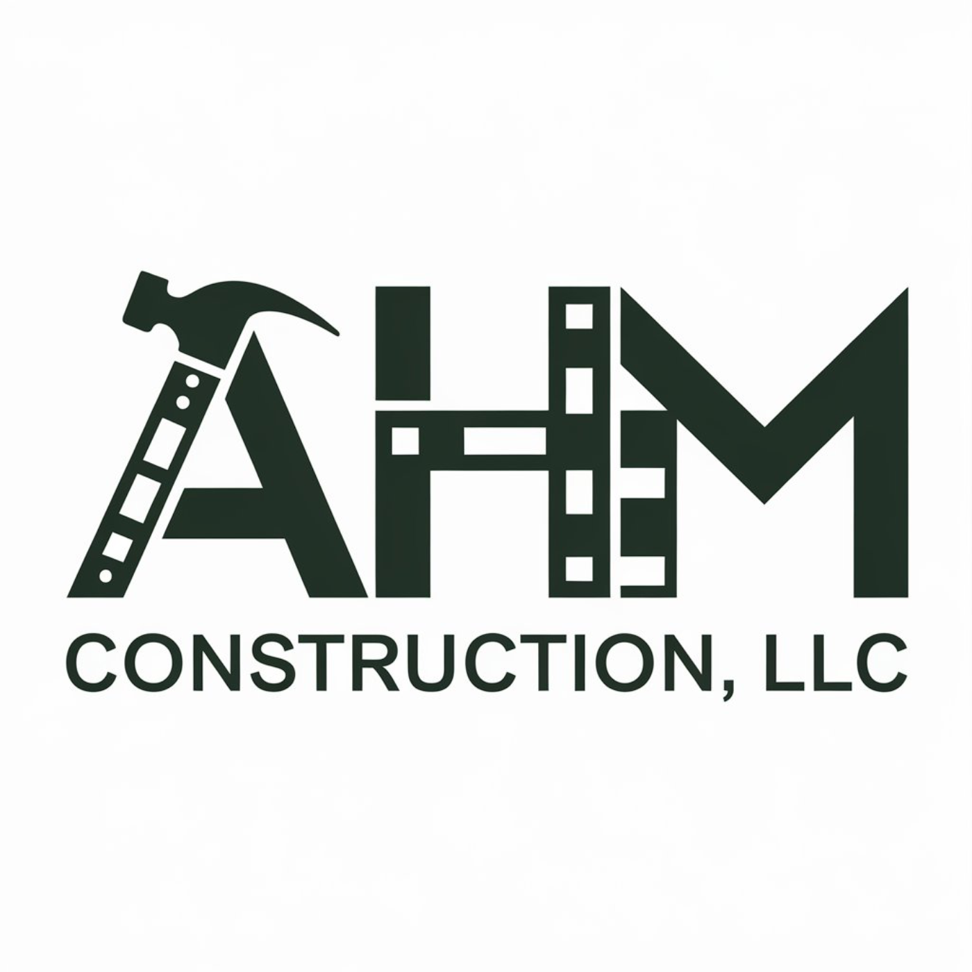 Diseño de Logo por LPMG para AHM Construction, LLC | Diseño #33809927