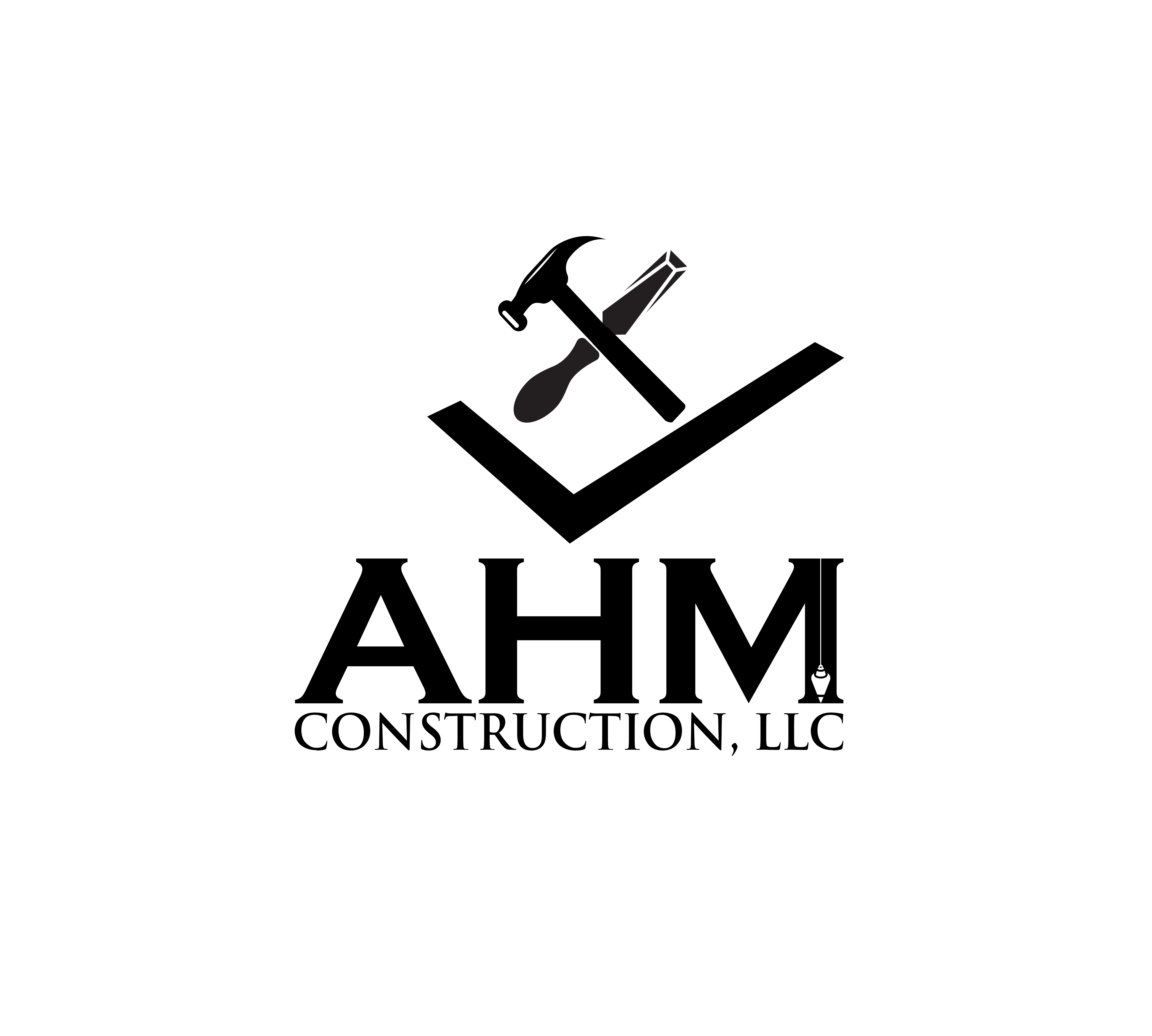 Logo Design by Burhan Art for AHM Construction, LLC | Design #33811968
