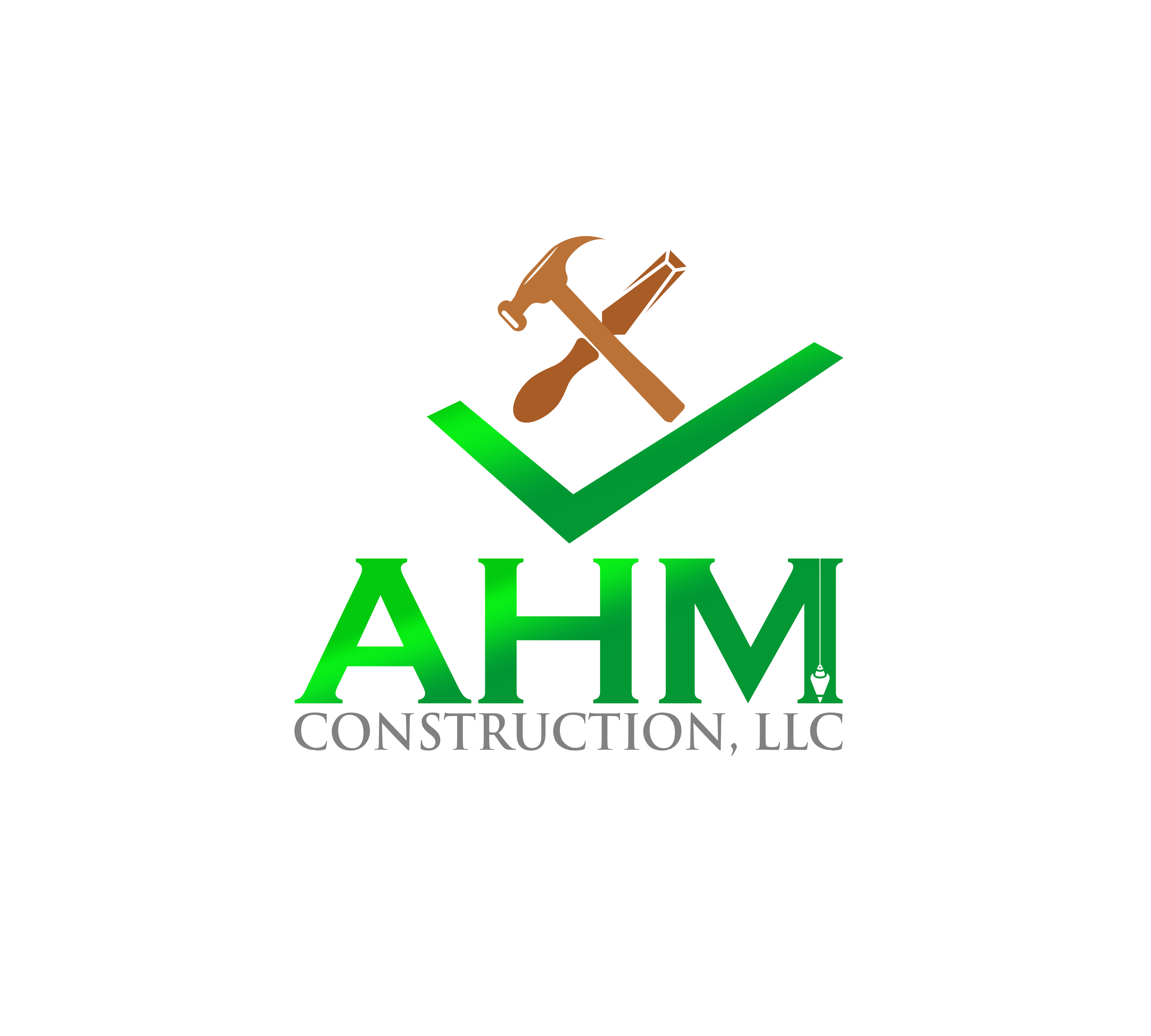Logo Design by Burhan Art for AHM Construction, LLC | Design #33812312