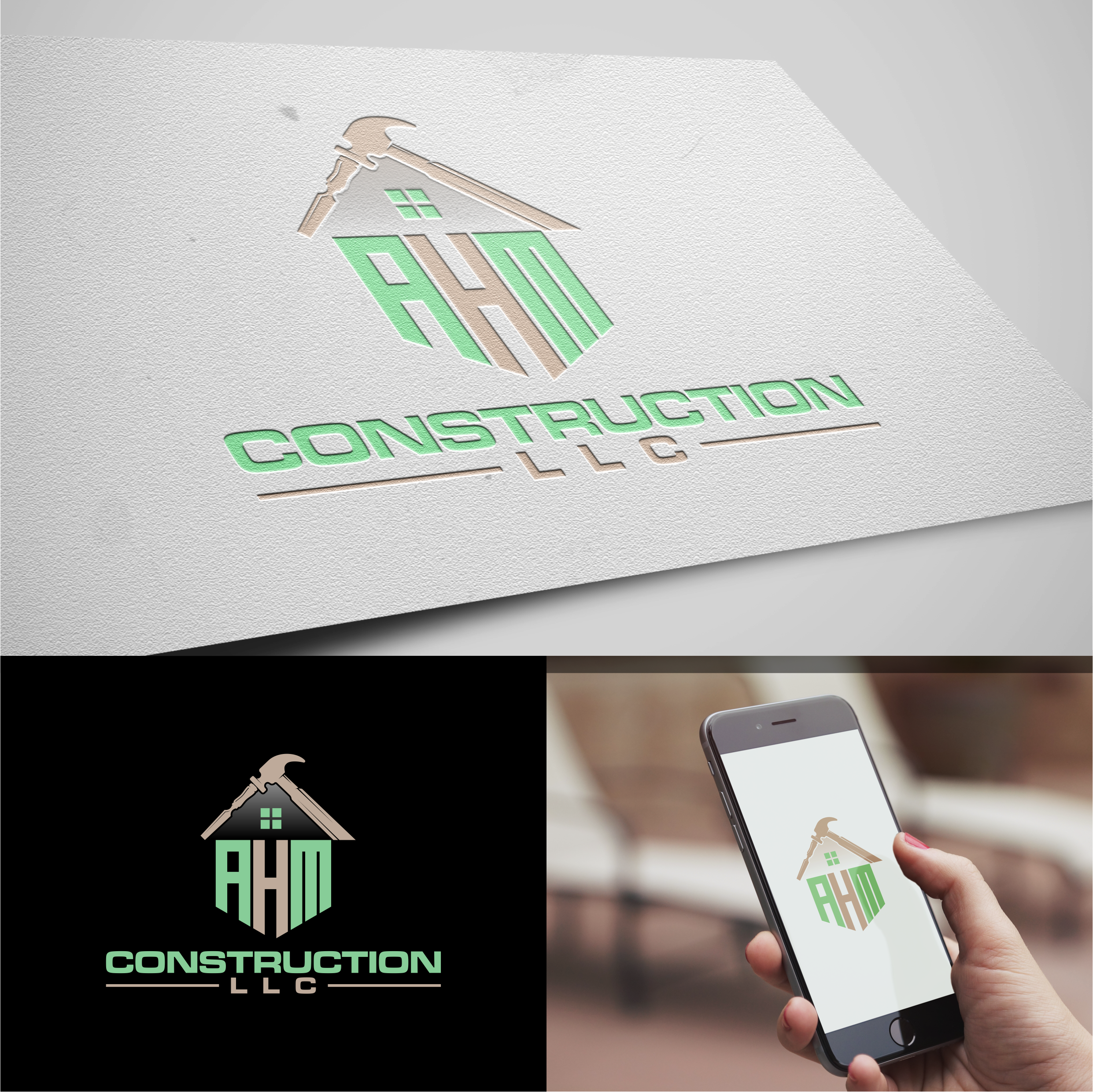 Diseño de Logo por ghillvan para AHM Construction, LLC | Diseño #33807336