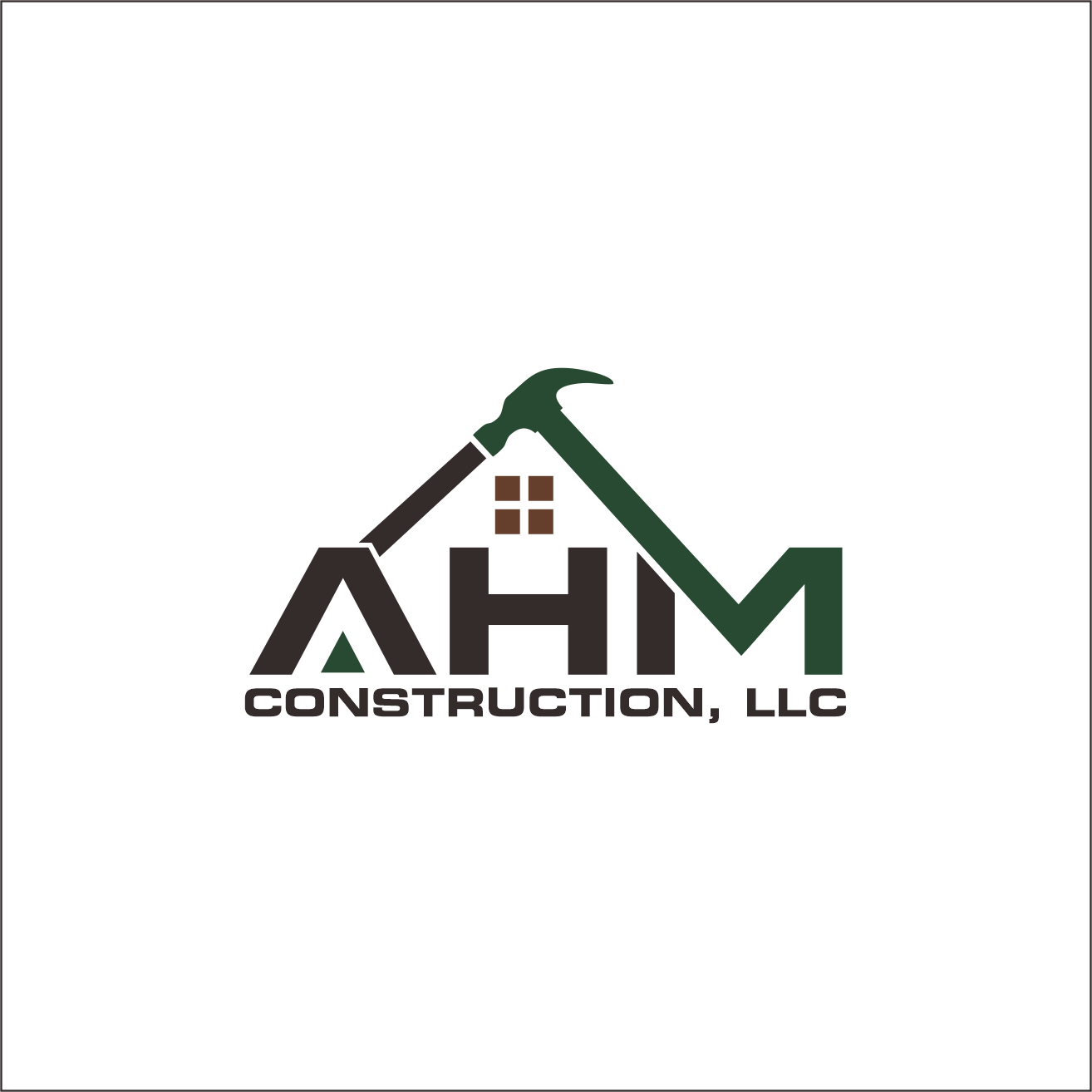 Diseño de Logo por java land para AHM Construction, LLC | Diseño #33822739