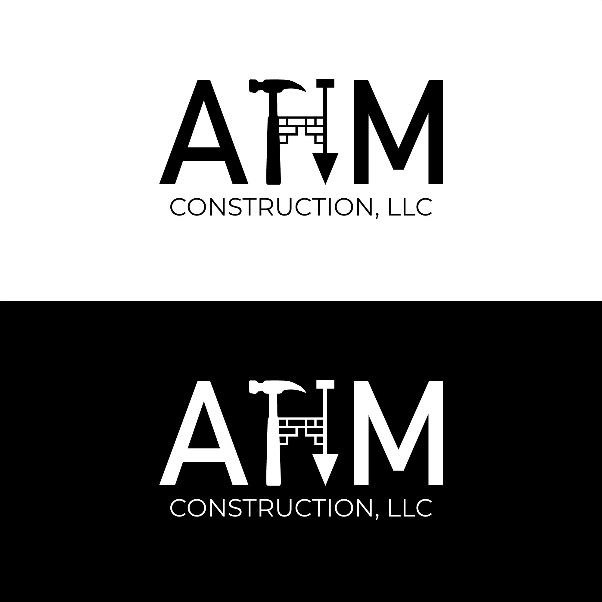 Logo Design by Mk Pixel for AHM Construction, LLC | Design #33816204