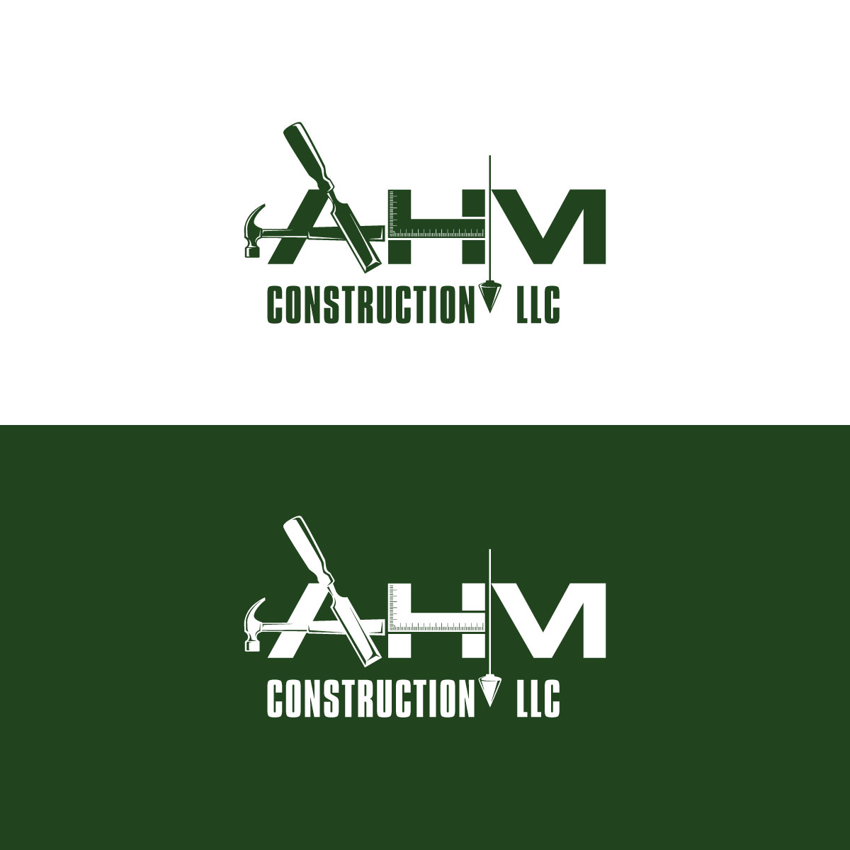 Logo Design by prodesigns99 for AHM Construction, LLC | Design #33816637