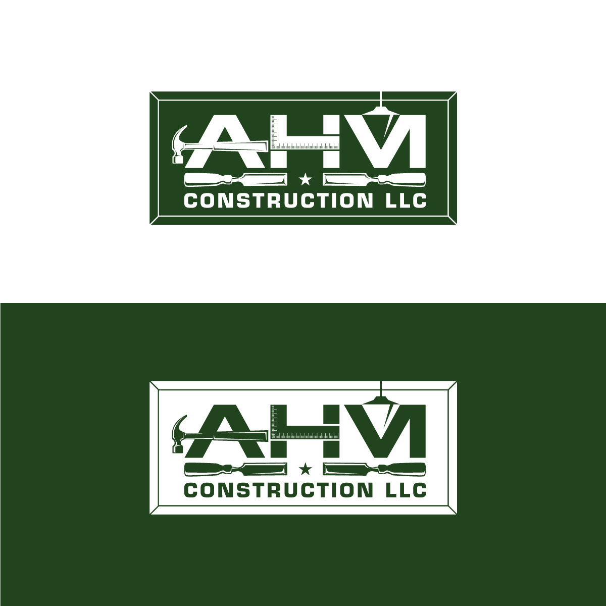 Logo Design by prodesigns99 for AHM Construction, LLC | Design #33820052