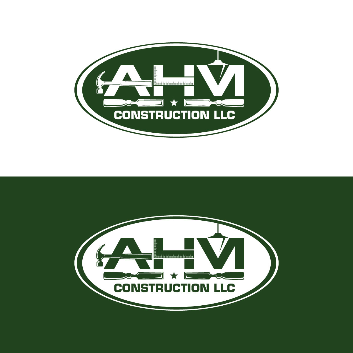 Logo Design by prodesigns99 for AHM Construction, LLC | Design #33820055