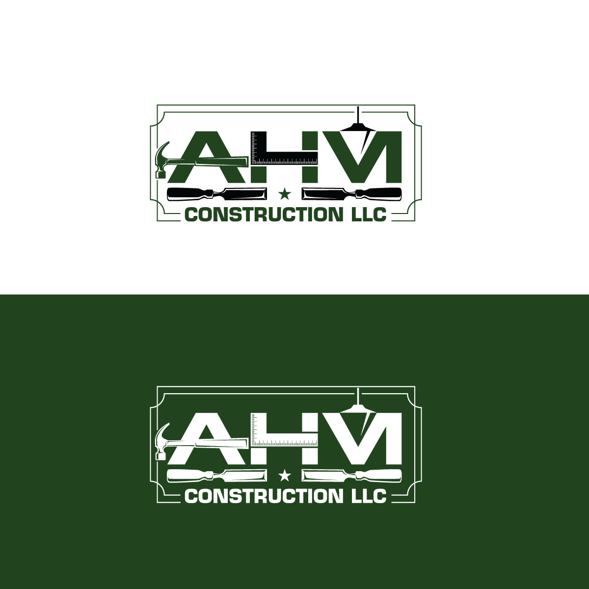 Logo Design by prodesigns99 for AHM Construction, LLC | Design #33820056
