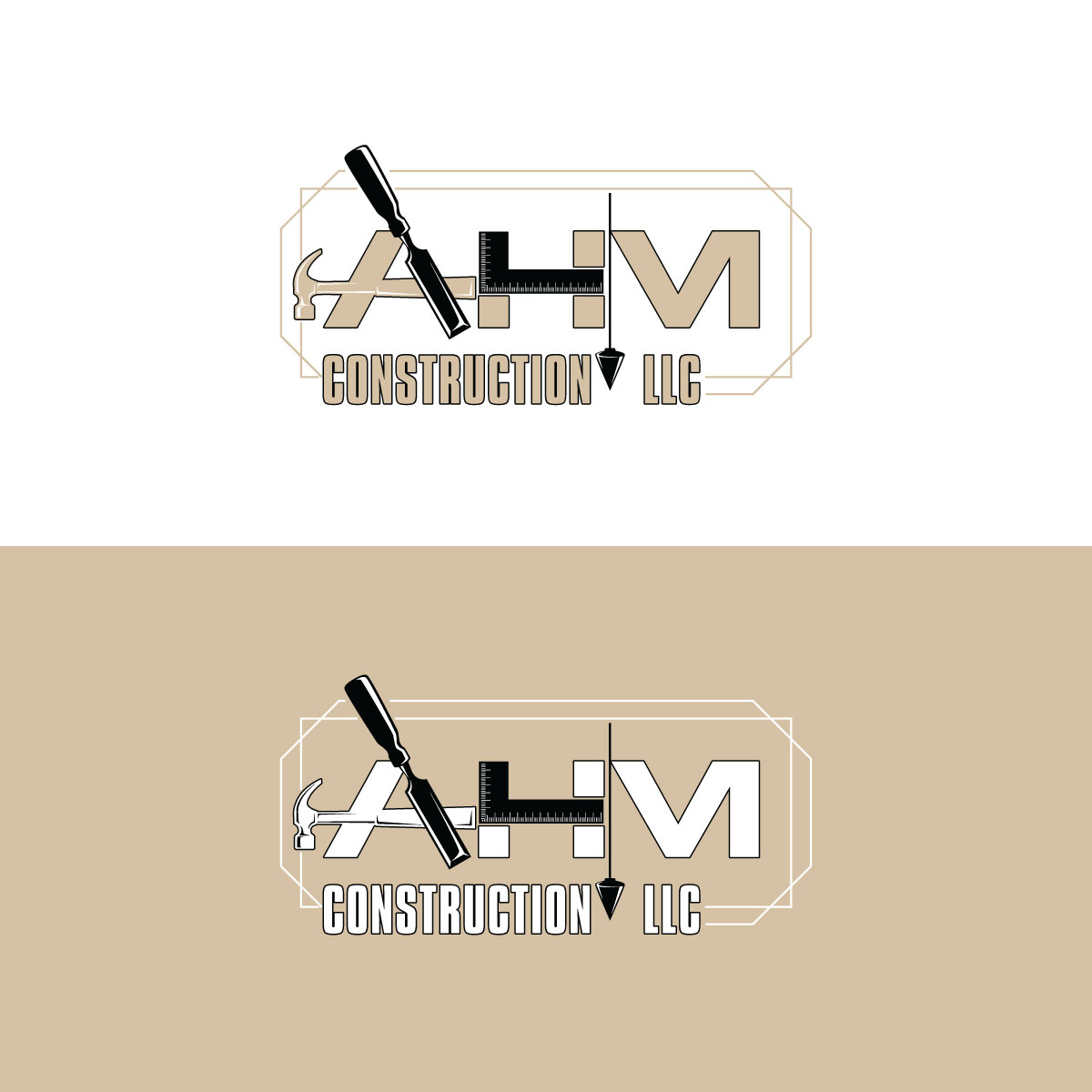Logo Design by prodesigns99 for AHM Construction, LLC | Design #33856590