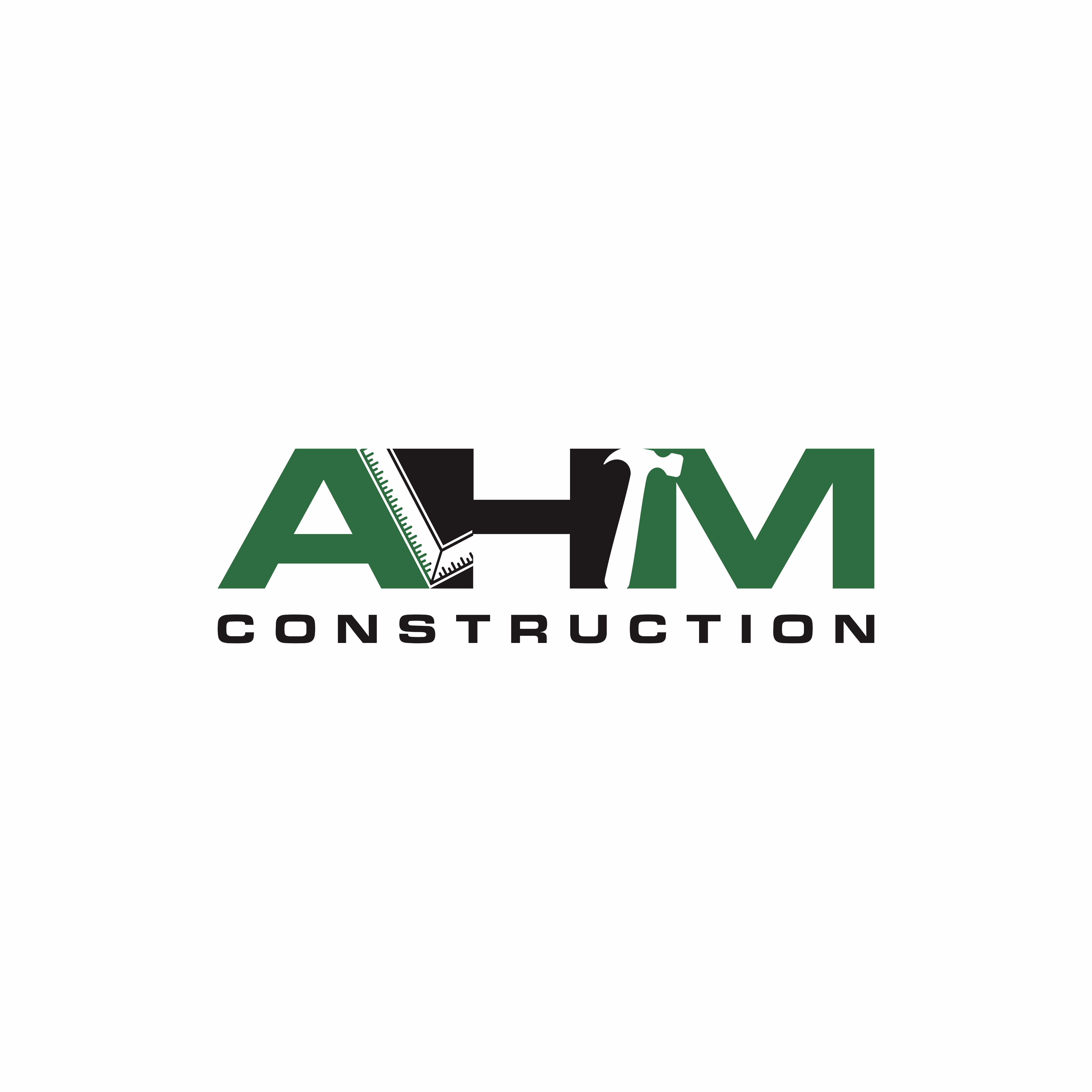 Diseño de Logo por amrino_east para AHM Construction, LLC | Diseño #33819235