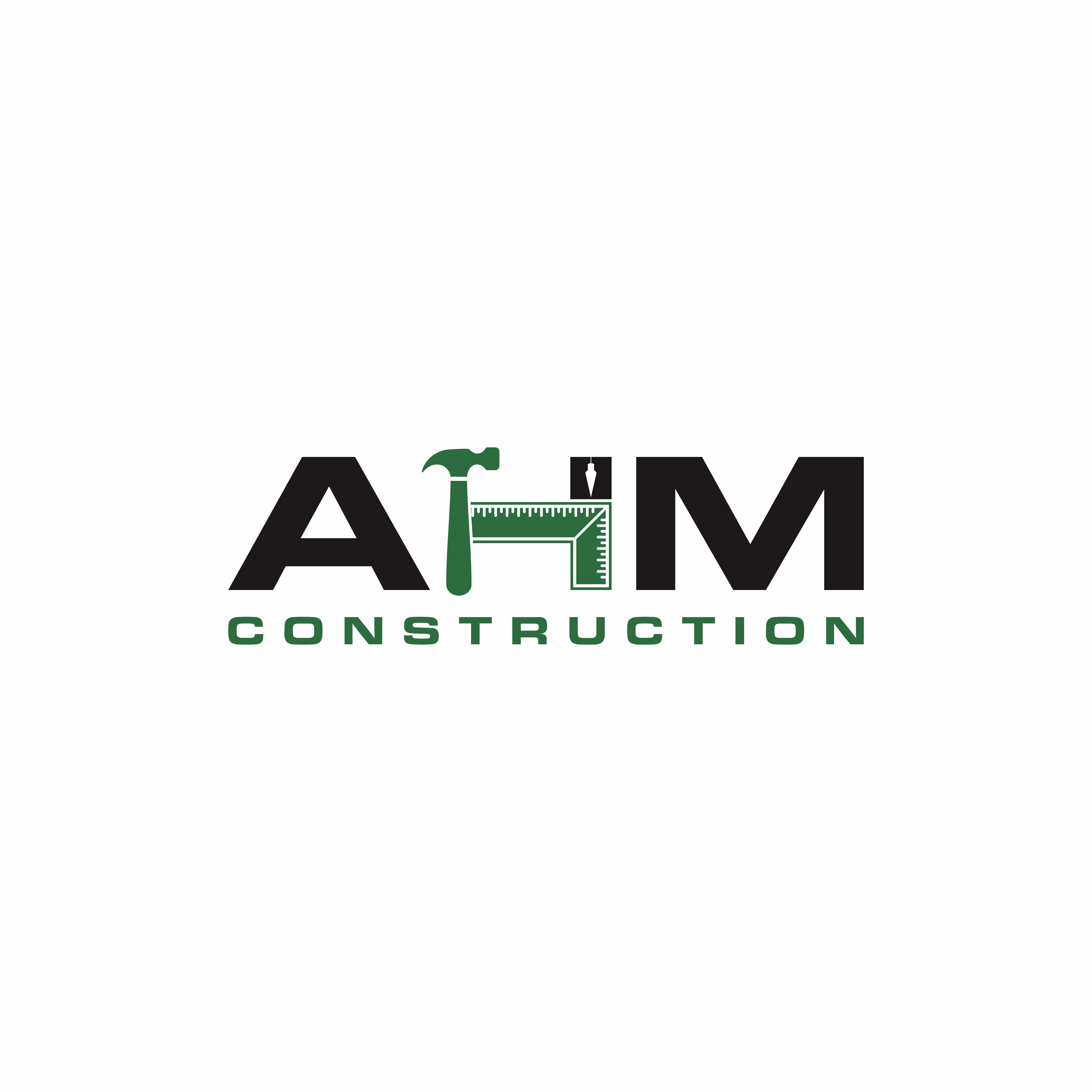 Diseño de Logo por amrino_east para AHM Construction, LLC | Diseño #33819275