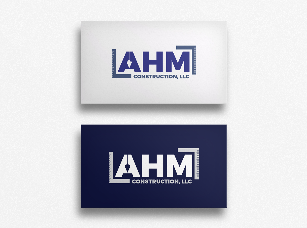Diseño de Logo por Djamdesign para AHM Construction, LLC | Diseño #33805624