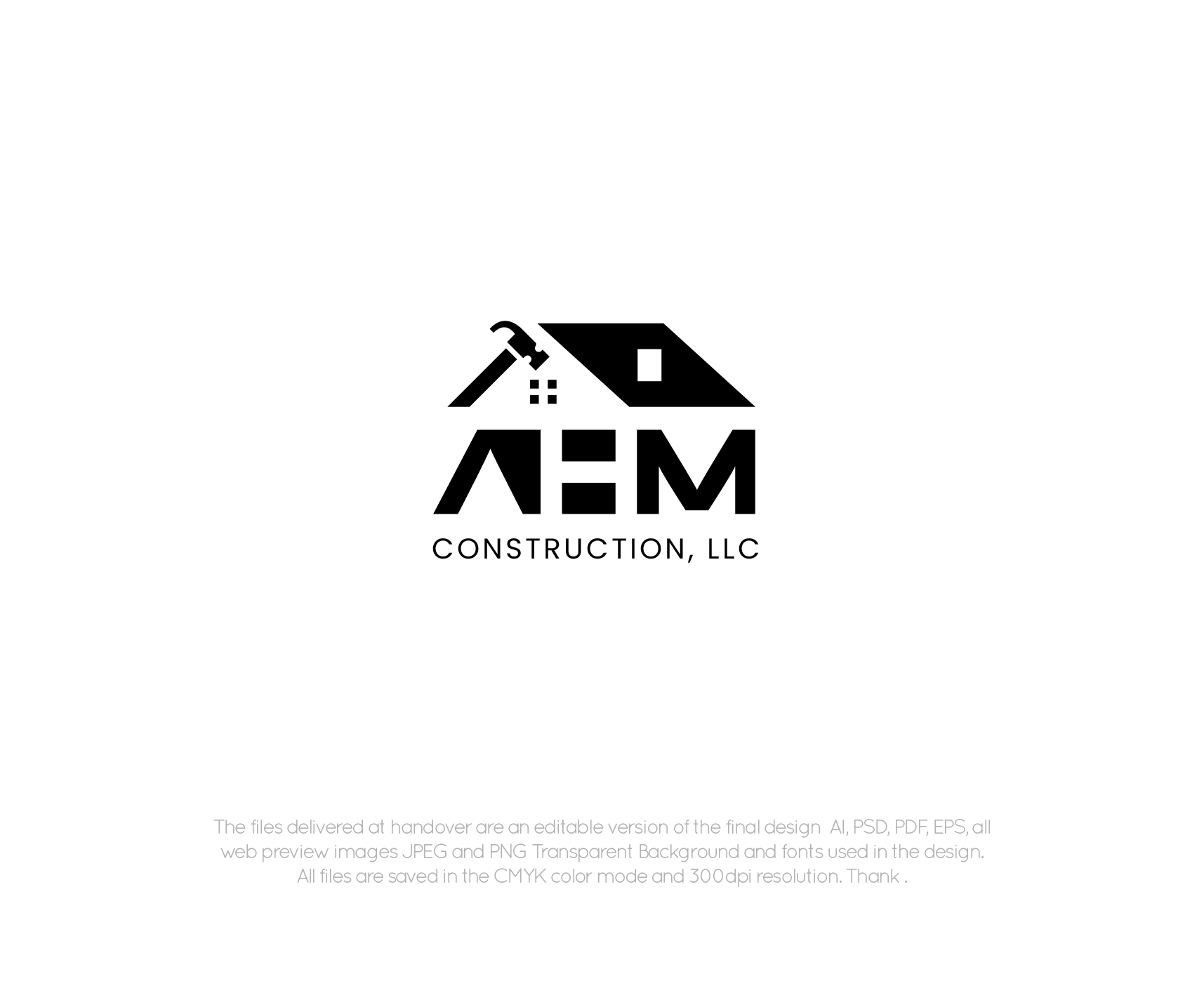 Logo Design by DanielV02 for AHM Construction, LLC | Design #33804765
