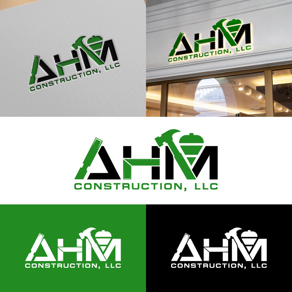 Diseño de Logo por Znuj Esilas para AHM Construction, LLC | Diseño #33821490