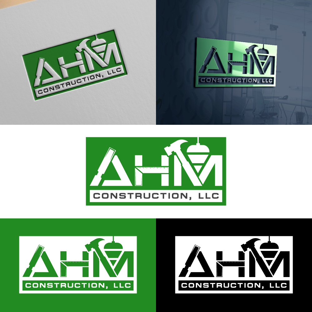 Diseño de Logo por Znuj Esilas para AHM Construction, LLC | Diseño #33821587