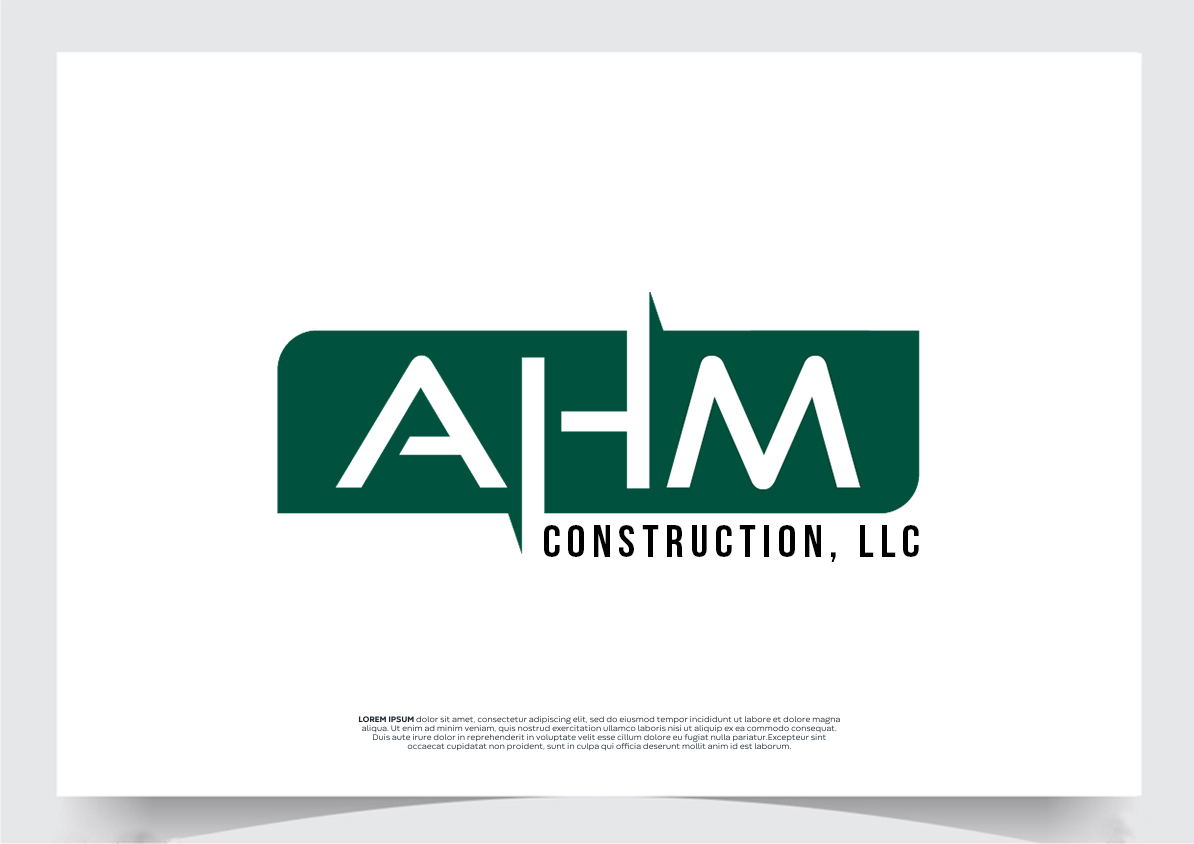 Diseño de Logo por Soonia para AHM Construction, LLC | Diseño #33806212
