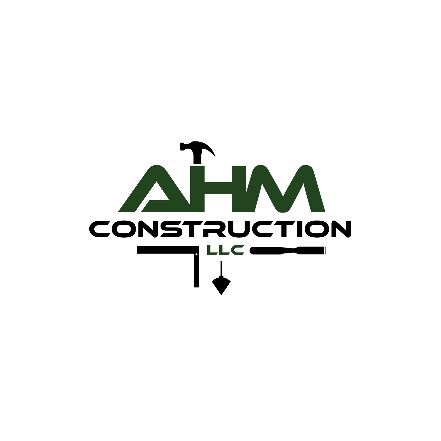 Logo Design by geni for AHM Construction, LLC | Design #33804940