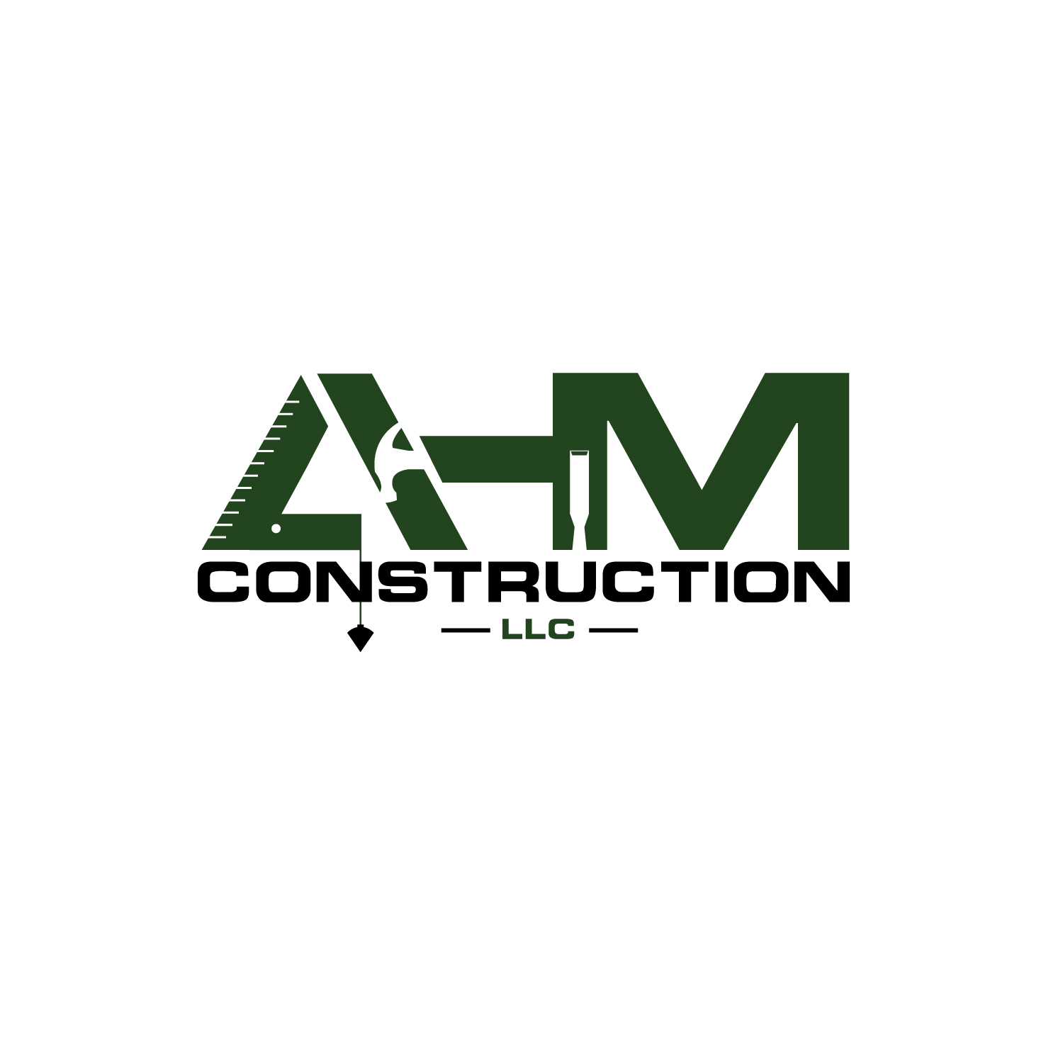 Logo Design by geni for AHM Construction, LLC | Design #33812839