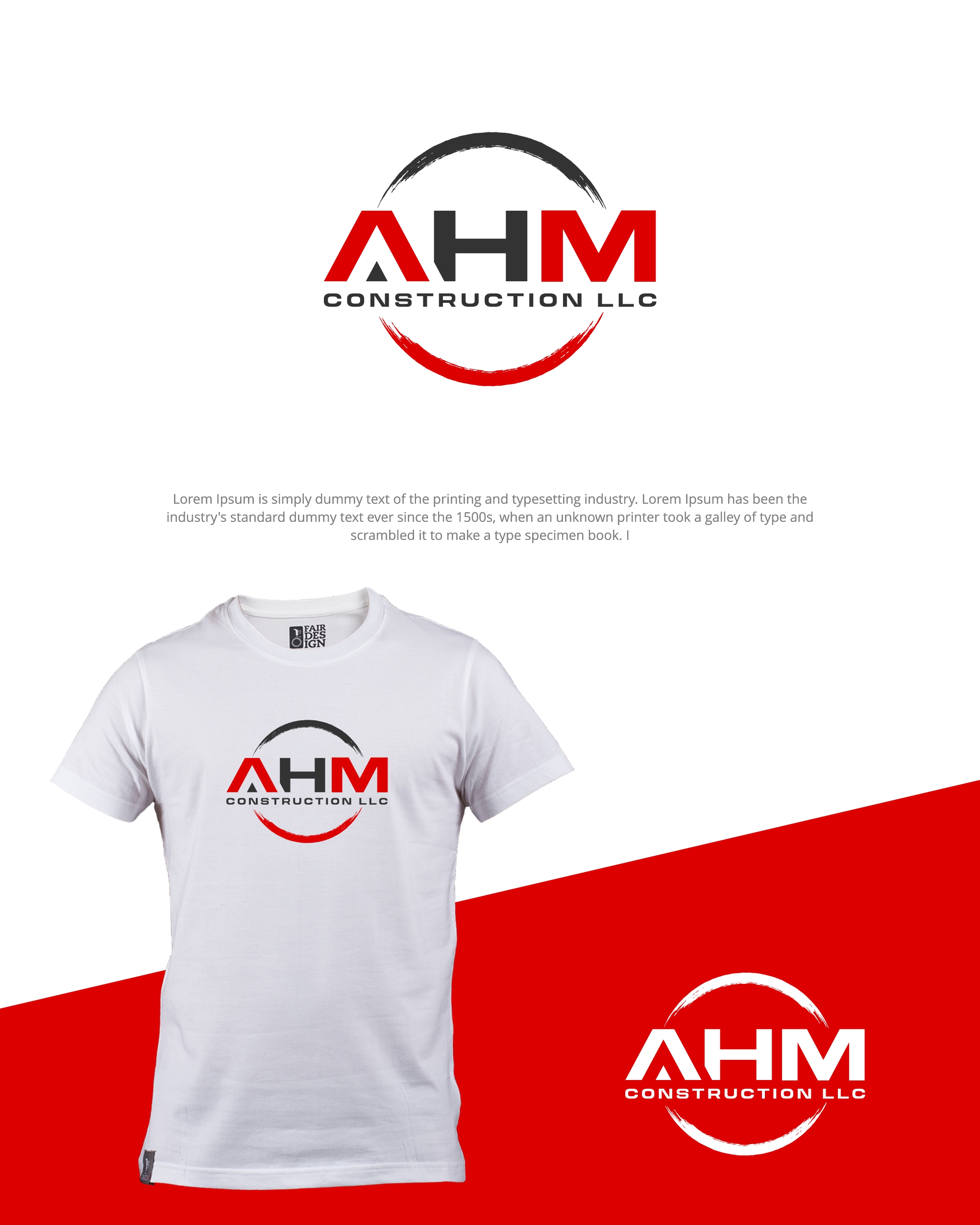 Logo Design by SigmaStudio for AHM Construction, LLC | Design #33806251