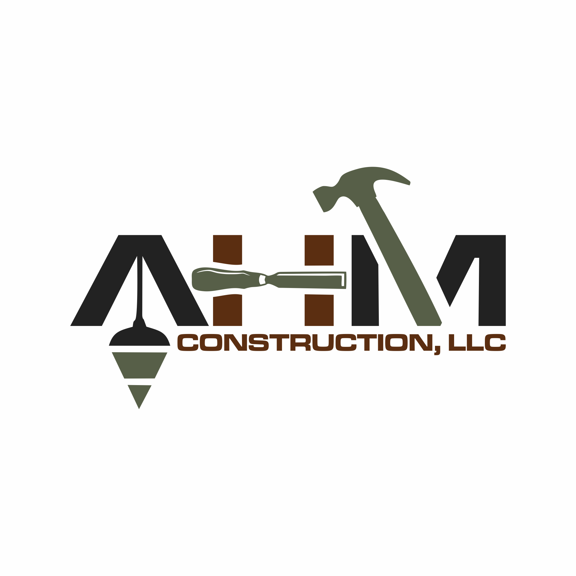 Diseño de Logo por SimonTok 2 para AHM Construction, LLC | Diseño #33825222