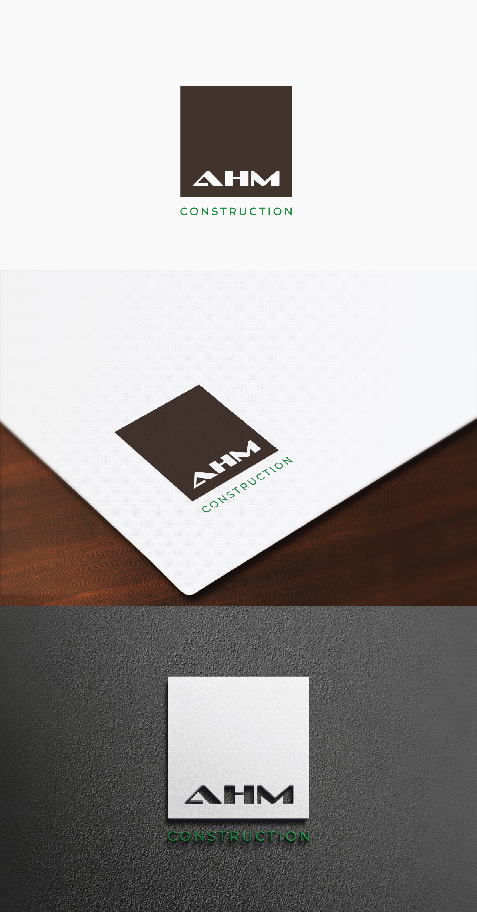 Logo Design by IMilenovic for AHM Construction, LLC | Design #33802732