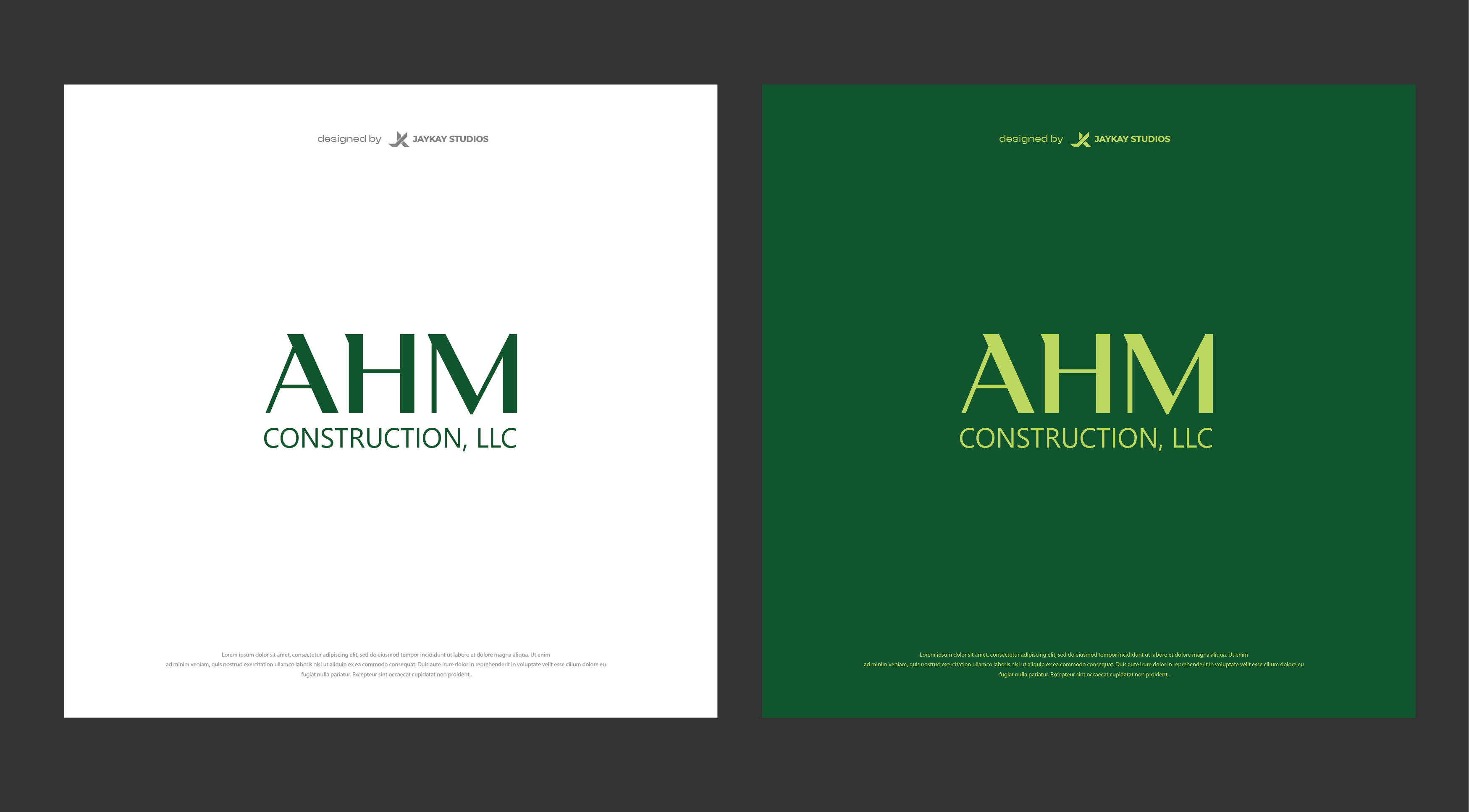 Diseño de Logo por Jaskaran_Singh para AHM Construction, LLC | Diseño #33825695