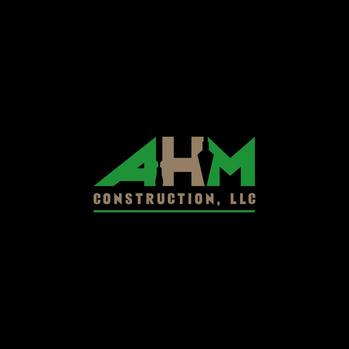 Diseño de Logo por Ashani Bhattacharya para AHM Construction, LLC | Diseño #33805584