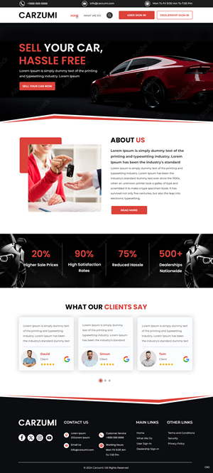 Wordpress Design by pb for J Franco Marketing  | Design: #33809413