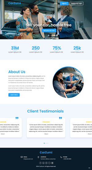 Wordpress Design by pb for J Franco Marketing  | Design: #33817219