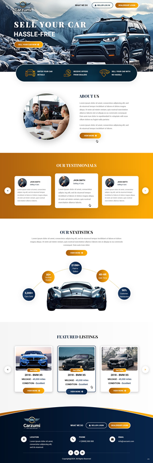Wordpress Design by pb for J Franco Marketing  | Design: #33867161