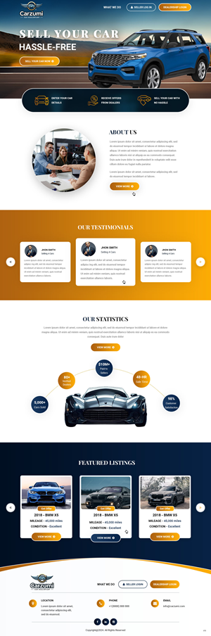 Wordpress Design by pb for J Franco Marketing  | Design: #33867162