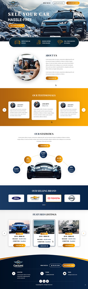 Wordpress Design by pb for J Franco Marketing  | Design: #33893460