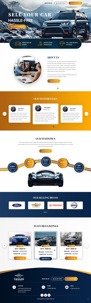 Wordpress Design by pb for J Franco Marketing  | Design: #33893461