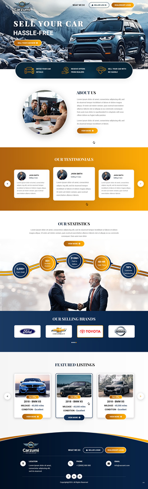 Wordpress Design by pb for J Franco Marketing  | Design: #33893946