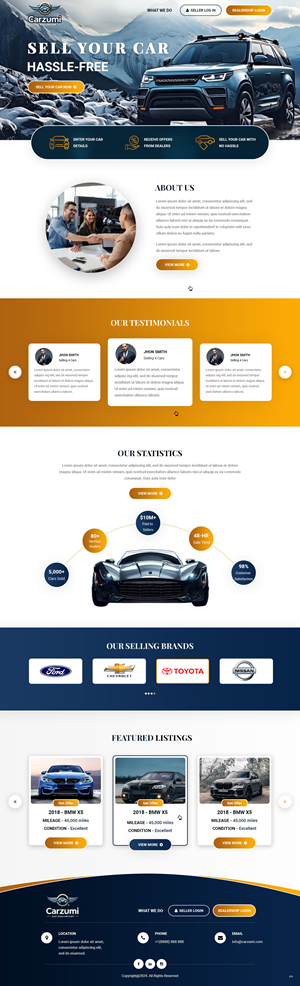 Wordpress Design by pb for J Franco Marketing  | Design: #33893947