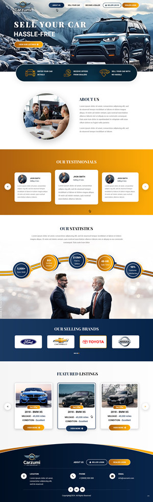 Wordpress Design by pb for J Franco Marketing  | Design: #33907214