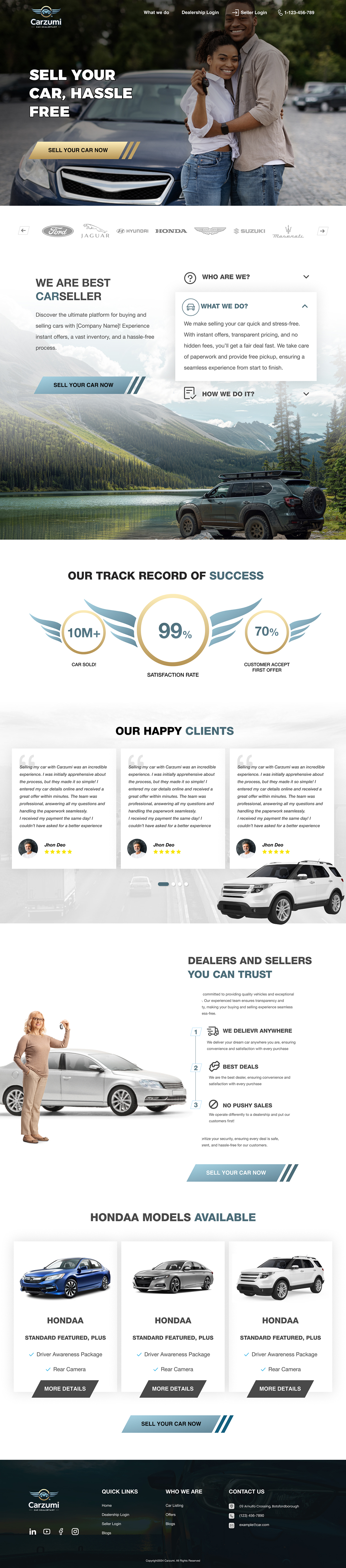 Wordpress Design by UniqueCreator99 for J Franco Marketing  | Design #33864976