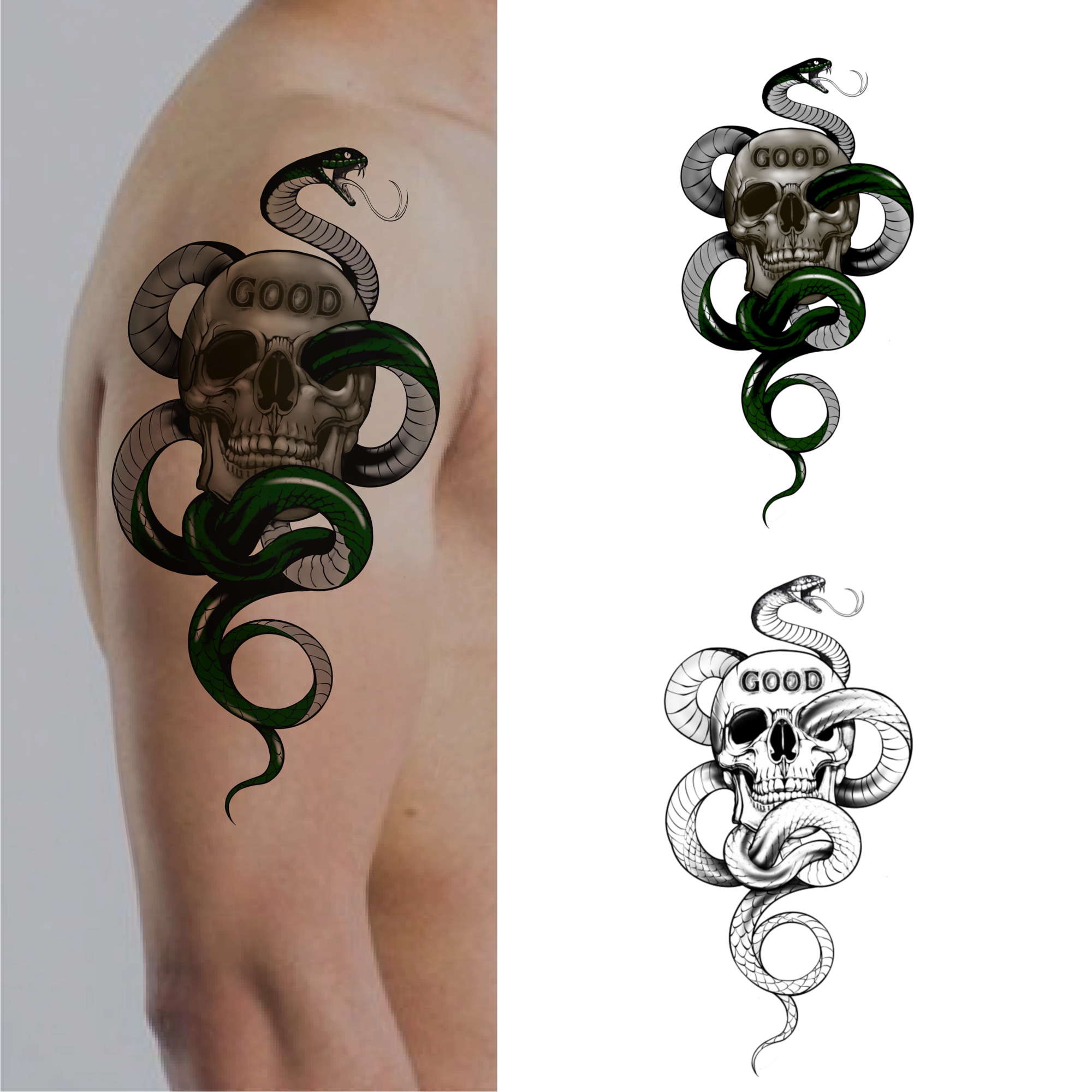 Tattoo Design by bangkat for this project | Design #33828147