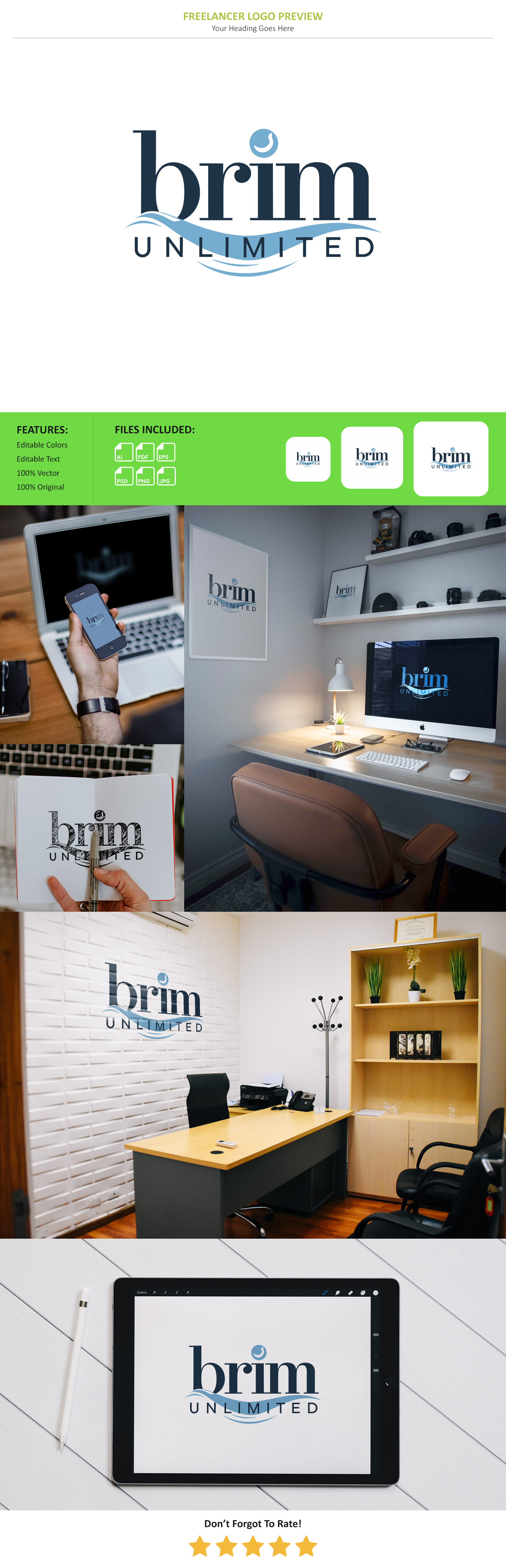 Logo Design by VectorForge for Brim Unlimited | Design #33810810