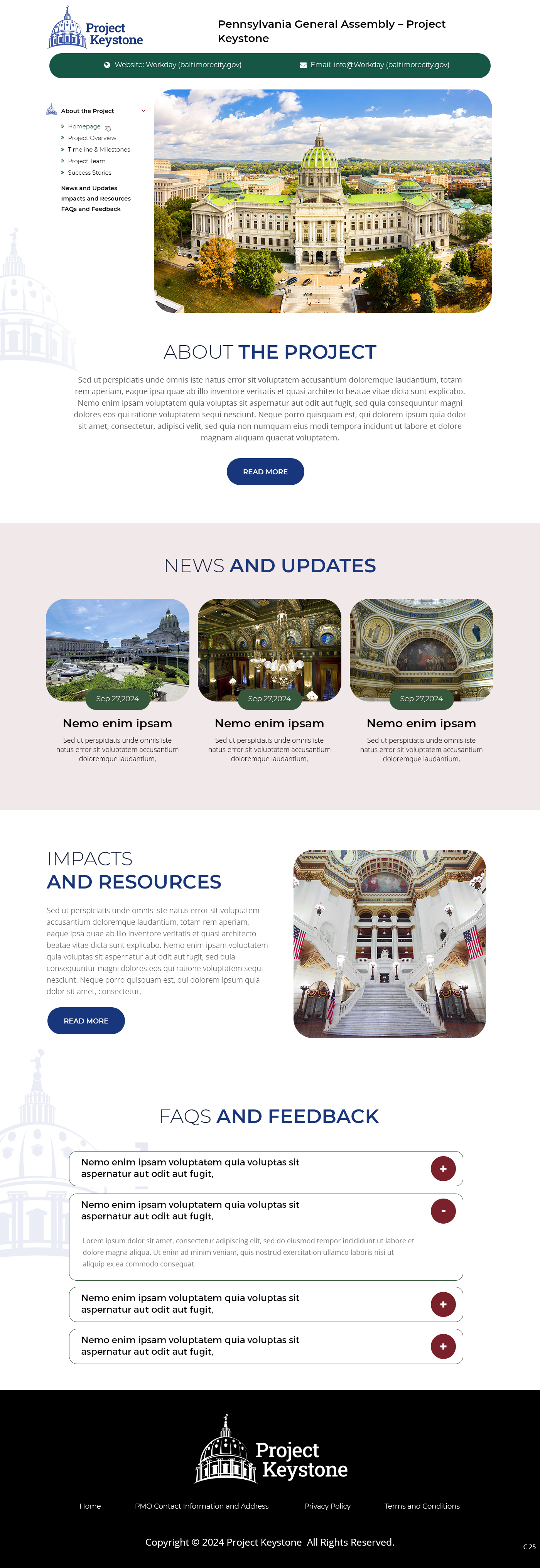 Wordpress Design by pb for PA LDPC | Design #33843075