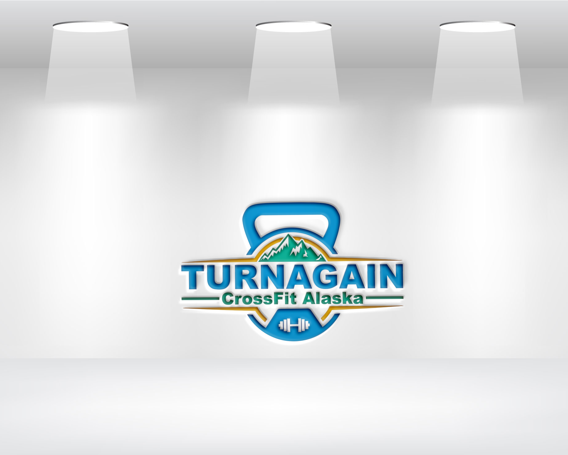 Logo-Design von Daniel Khan für Turnagain CrossFit Alaska | Design #33814391