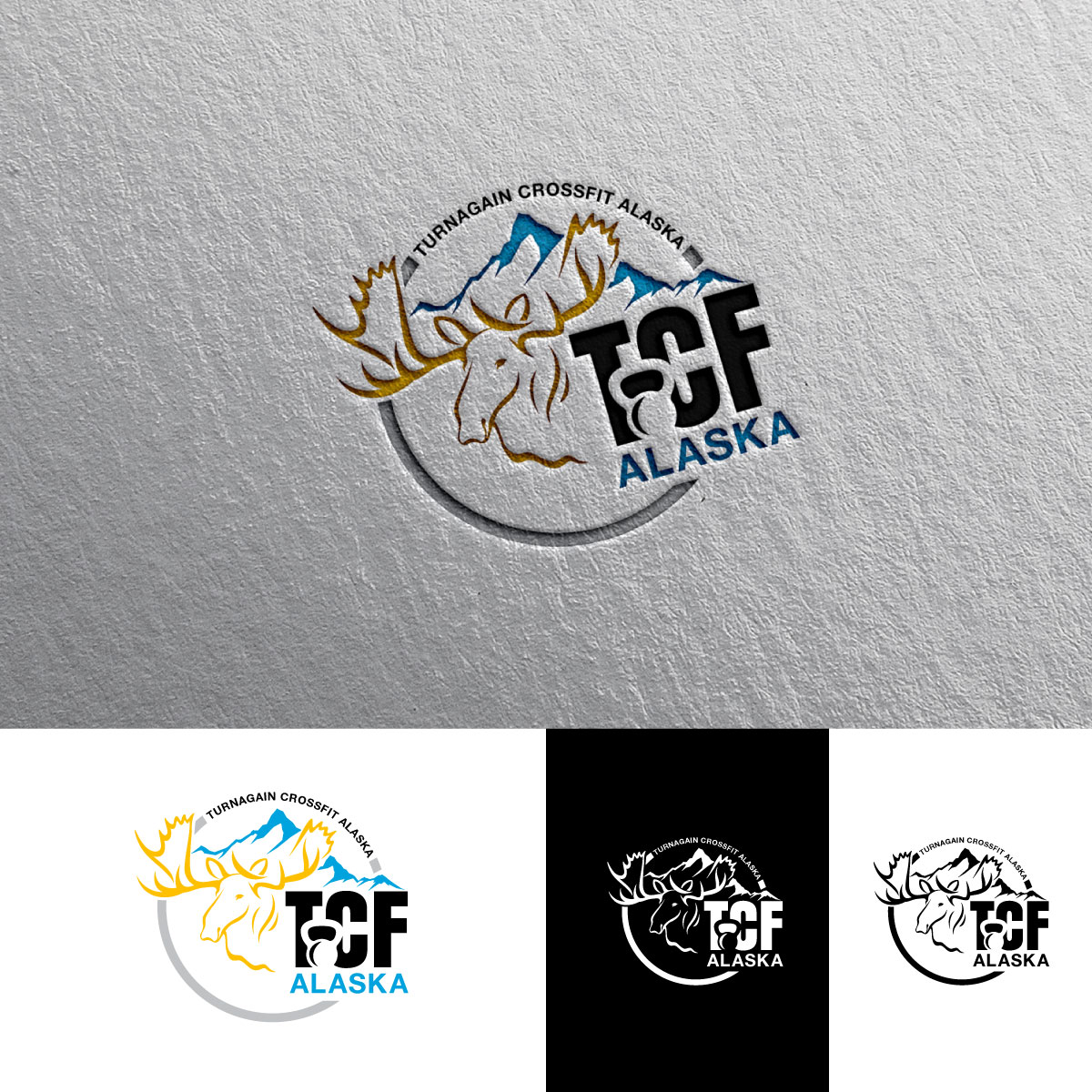 Logo Design by chris Ray for Turnagain CrossFit Alaska | Design #33812835
