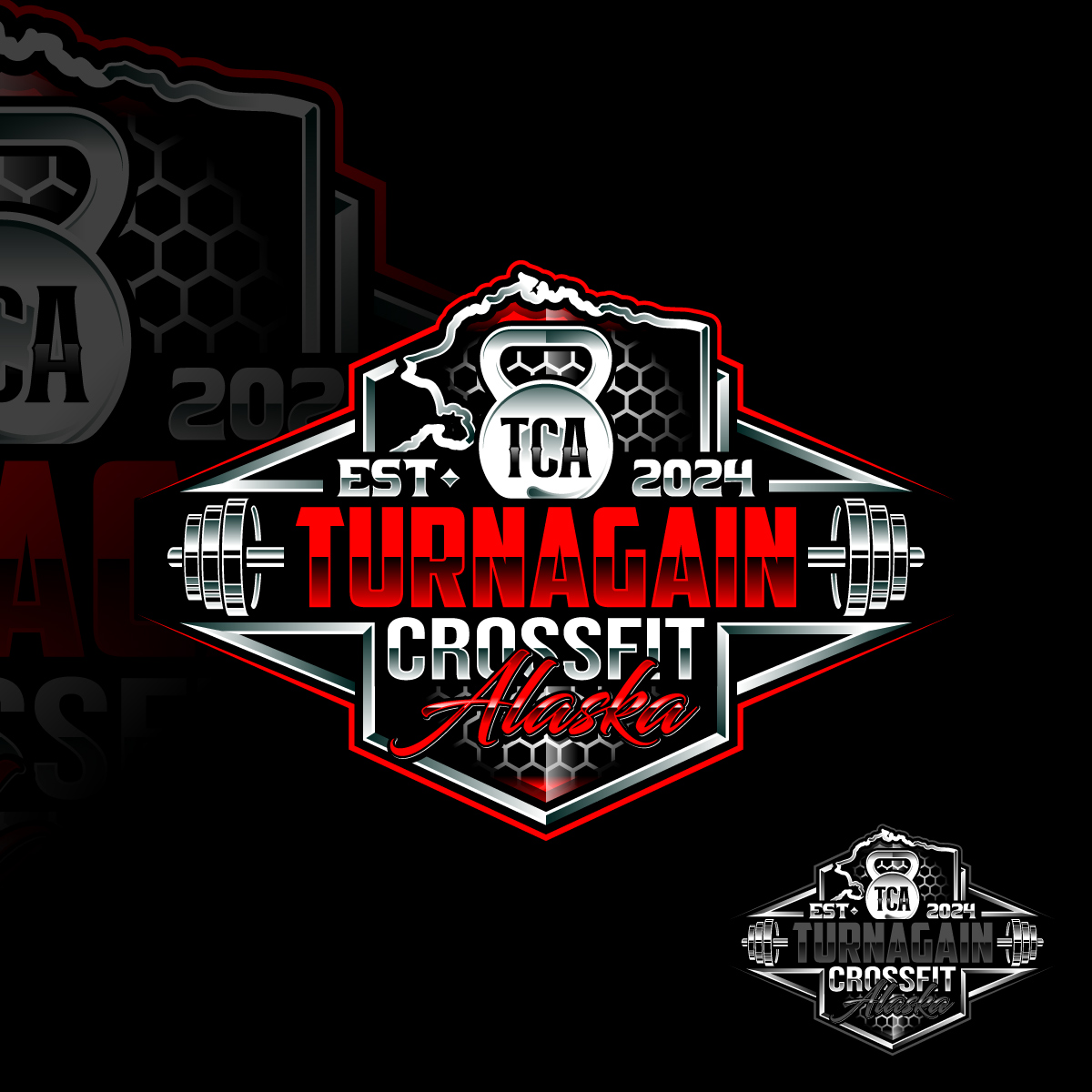 Logo Design by Suvendu.S for Turnagain CrossFit Alaska | Design #33847156