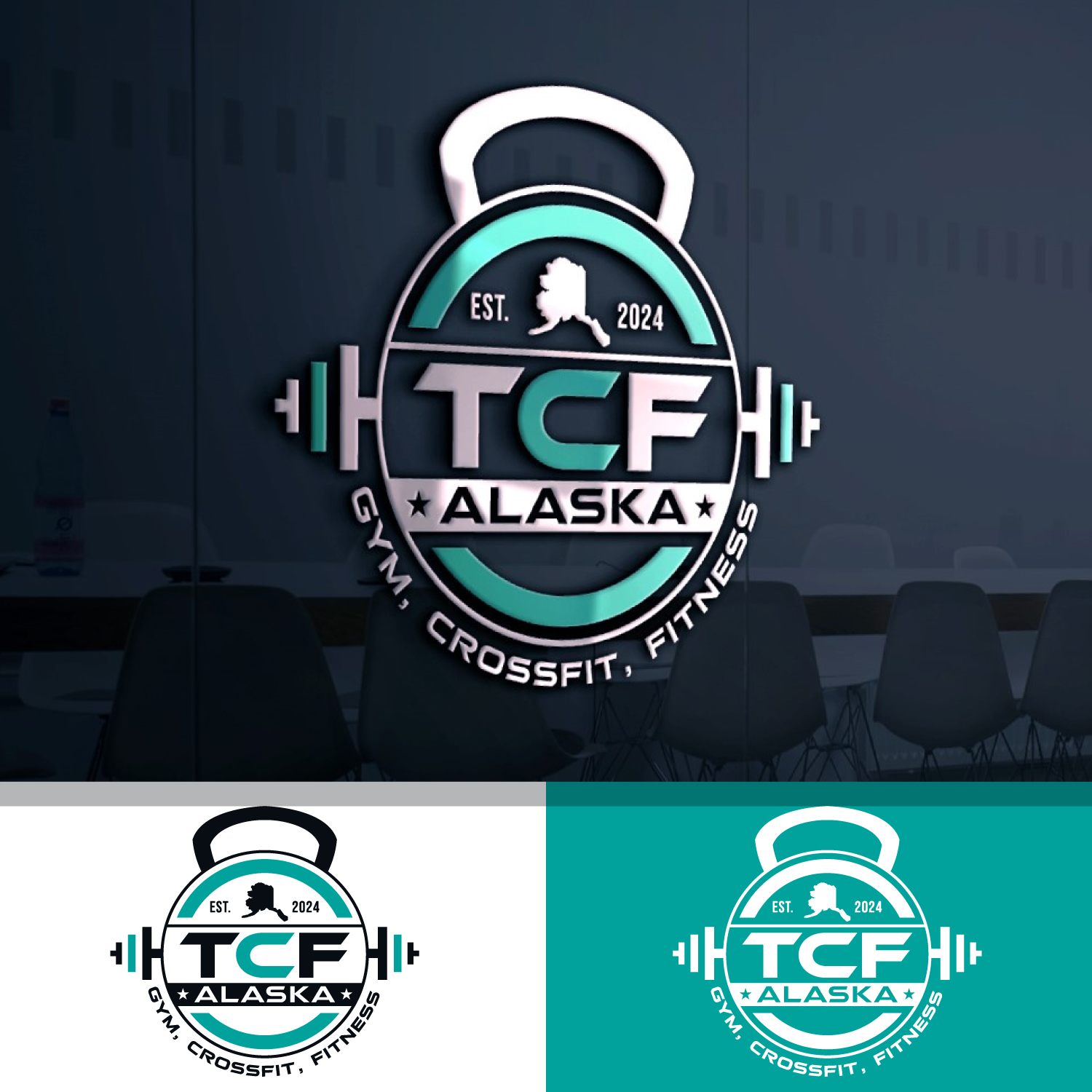 Logo Design by Suvendu.S for Turnagain CrossFit Alaska | Design #33848128