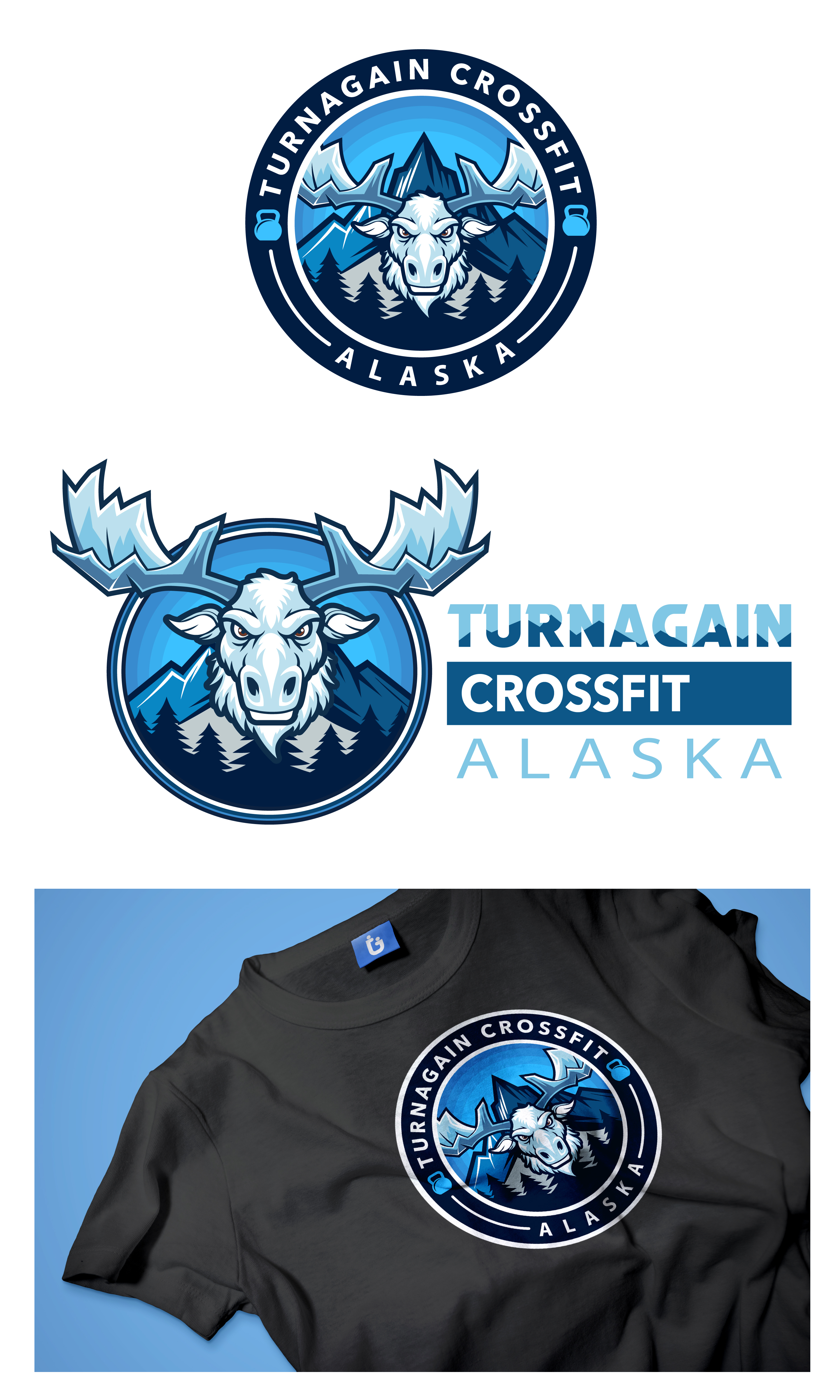 Logo Design by TripleAesthetic for Turnagain CrossFit Alaska | Design #33857949
