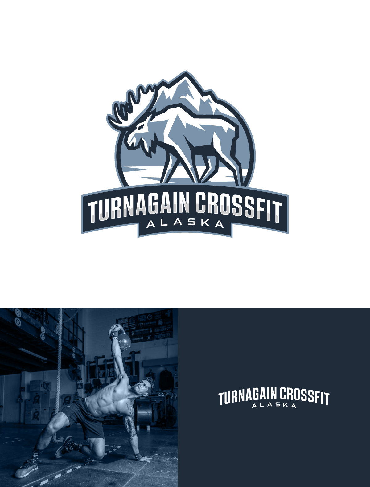 Logo-Design von apik. für Turnagain CrossFit Alaska | Design #33812127