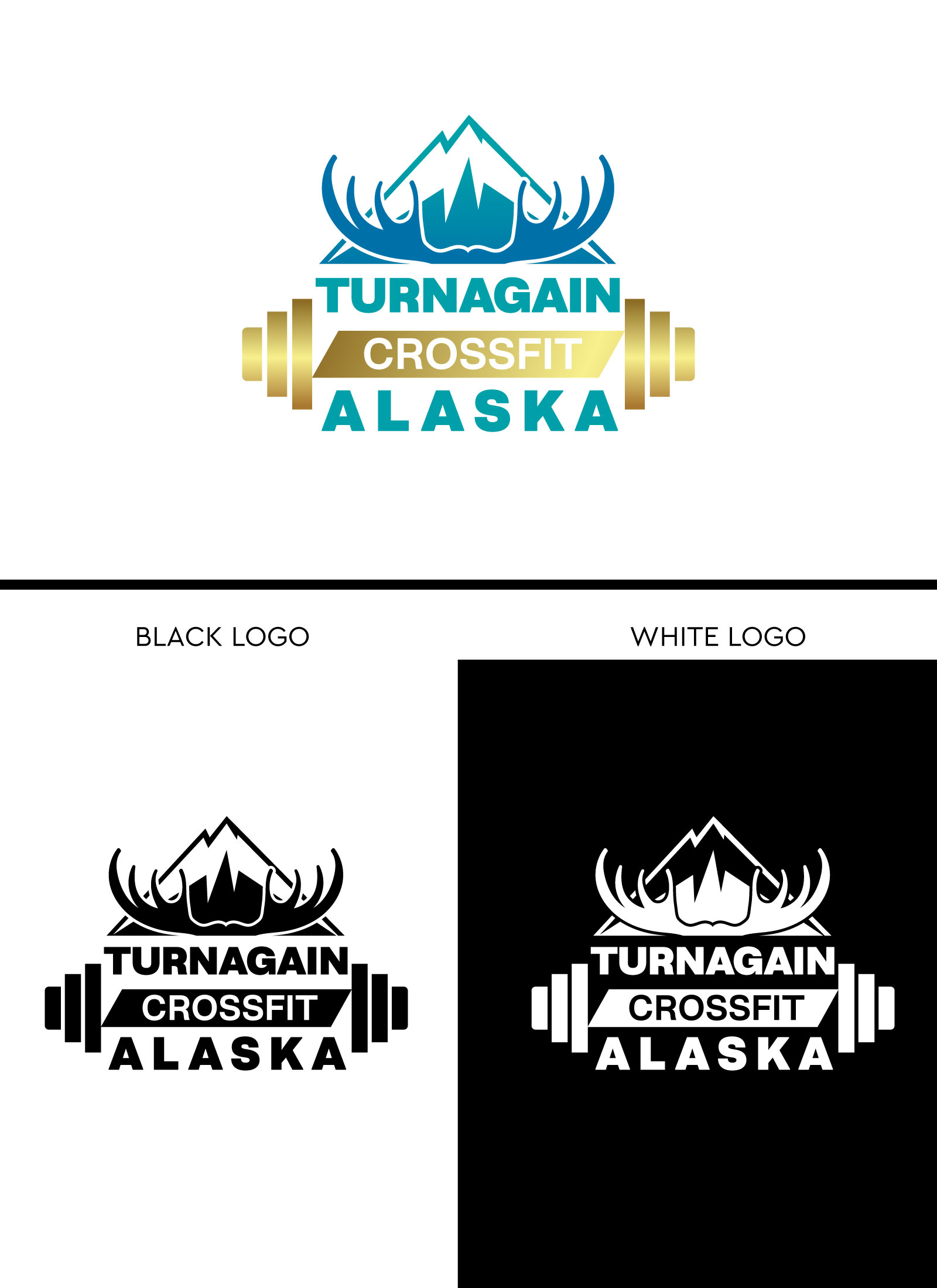 Logo Design by F a r i s a for Turnagain CrossFit Alaska | Design #33815298